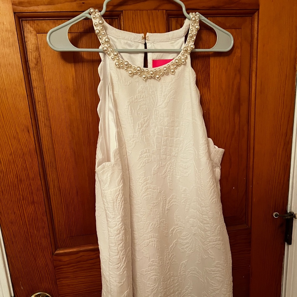 Lilly Pulitzer mini pearl dress XL great for wedding events!